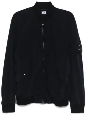 Nylon bomber jacket