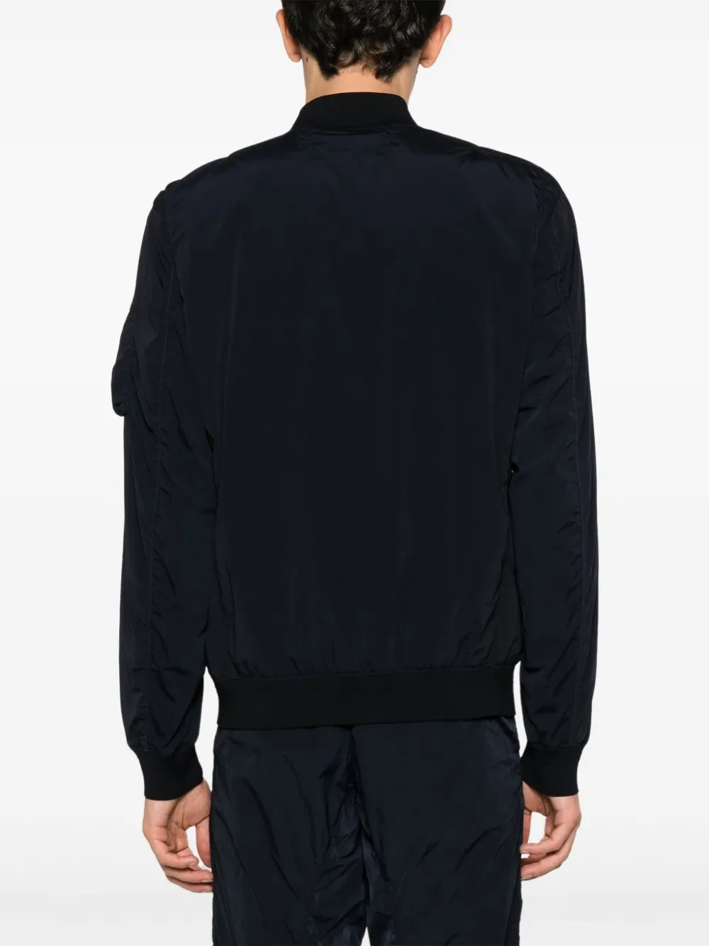 Nylon bomber jacket