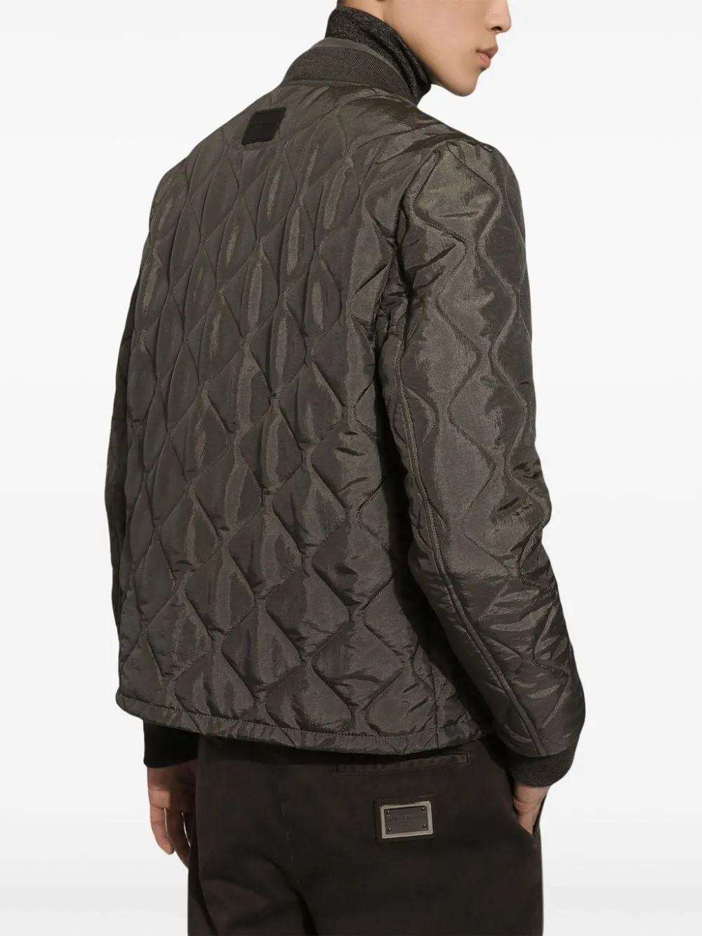 Nylon bomber jacket