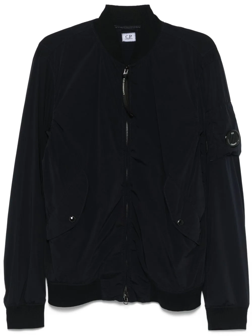 Nylon bomber jacket