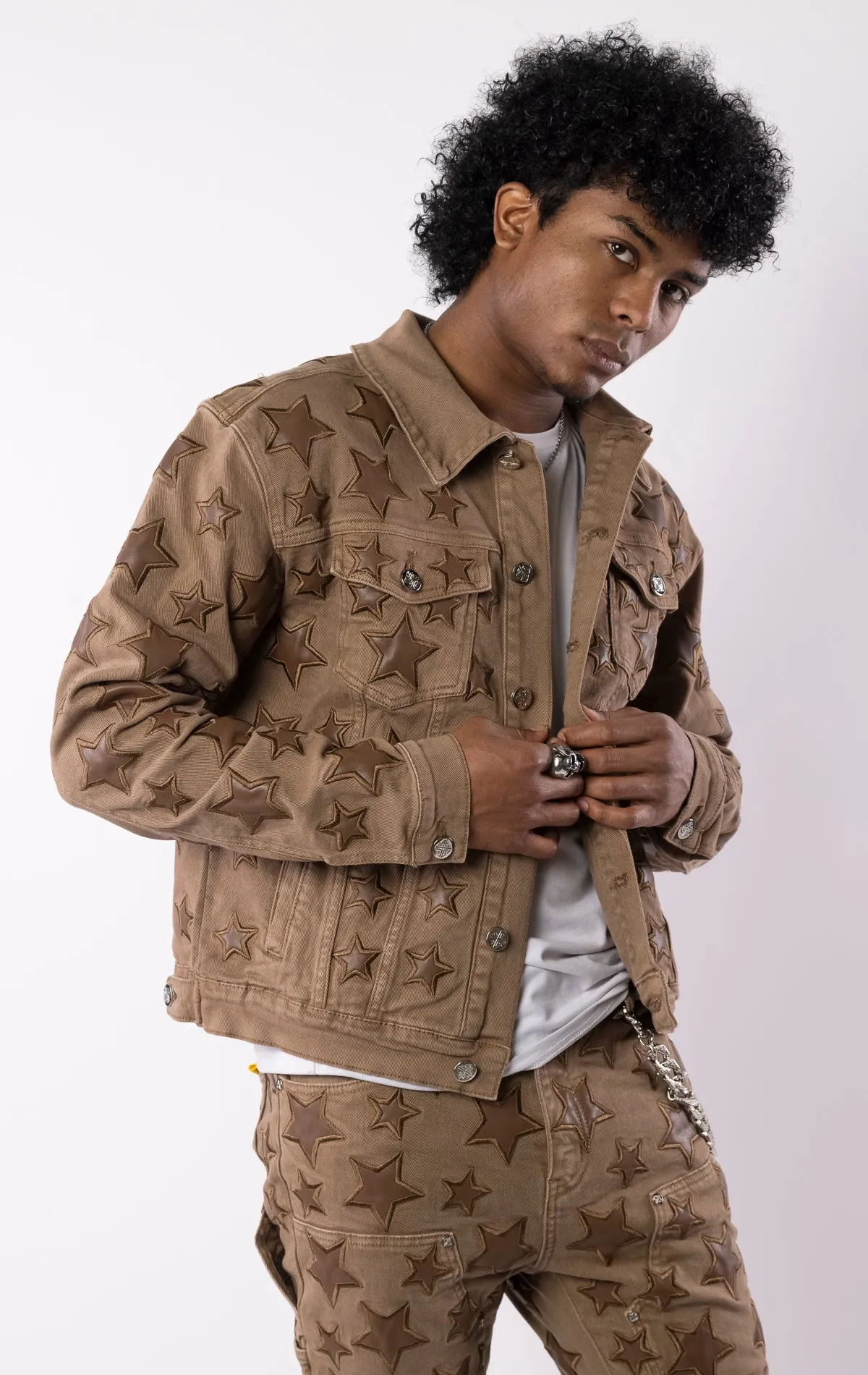 Obsidian Stars Denim Jacket