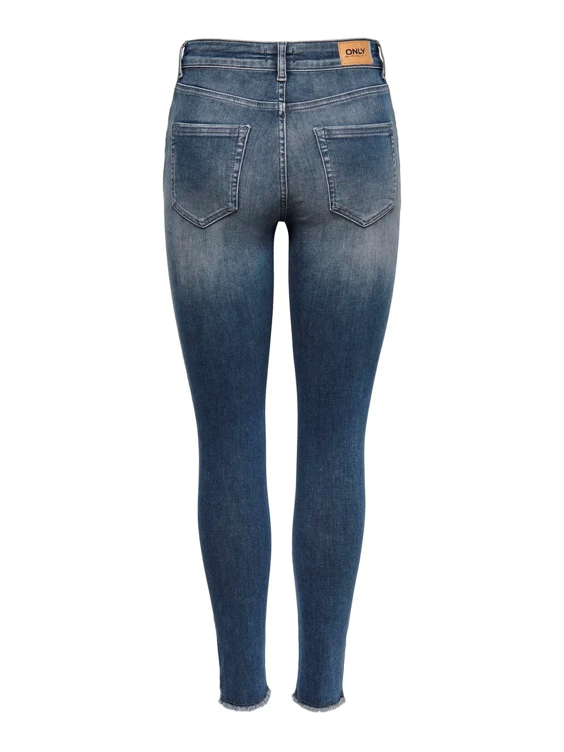 ONLY | Blush Life Mid Ankle Skinny Fit Jeans | Bluegreyde