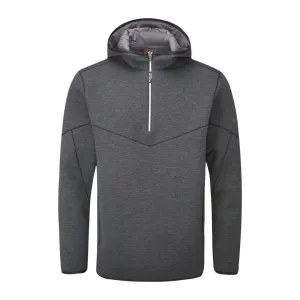 Oscar Jacobson Dayne Zip-Neck Golf Hoodie