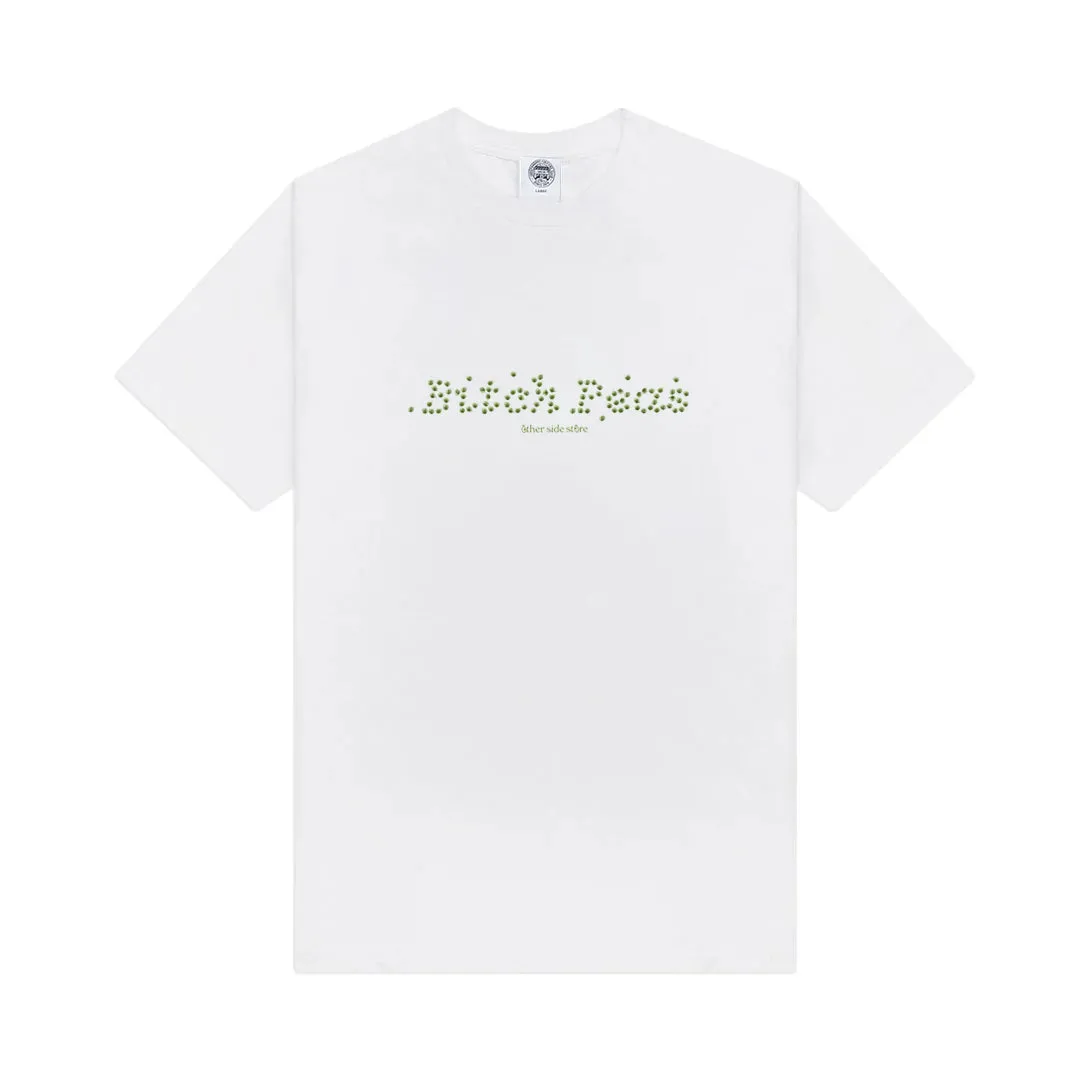 Other Side Store 'Bitch Peas' Tee - White