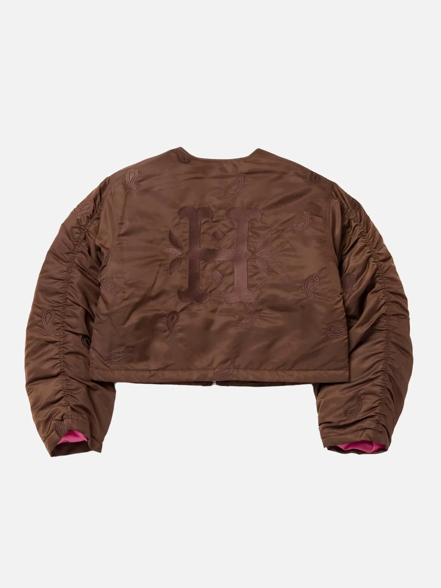 Paisley Satin Bomber