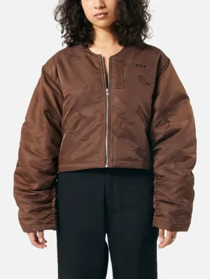 Paisley Satin Bomber