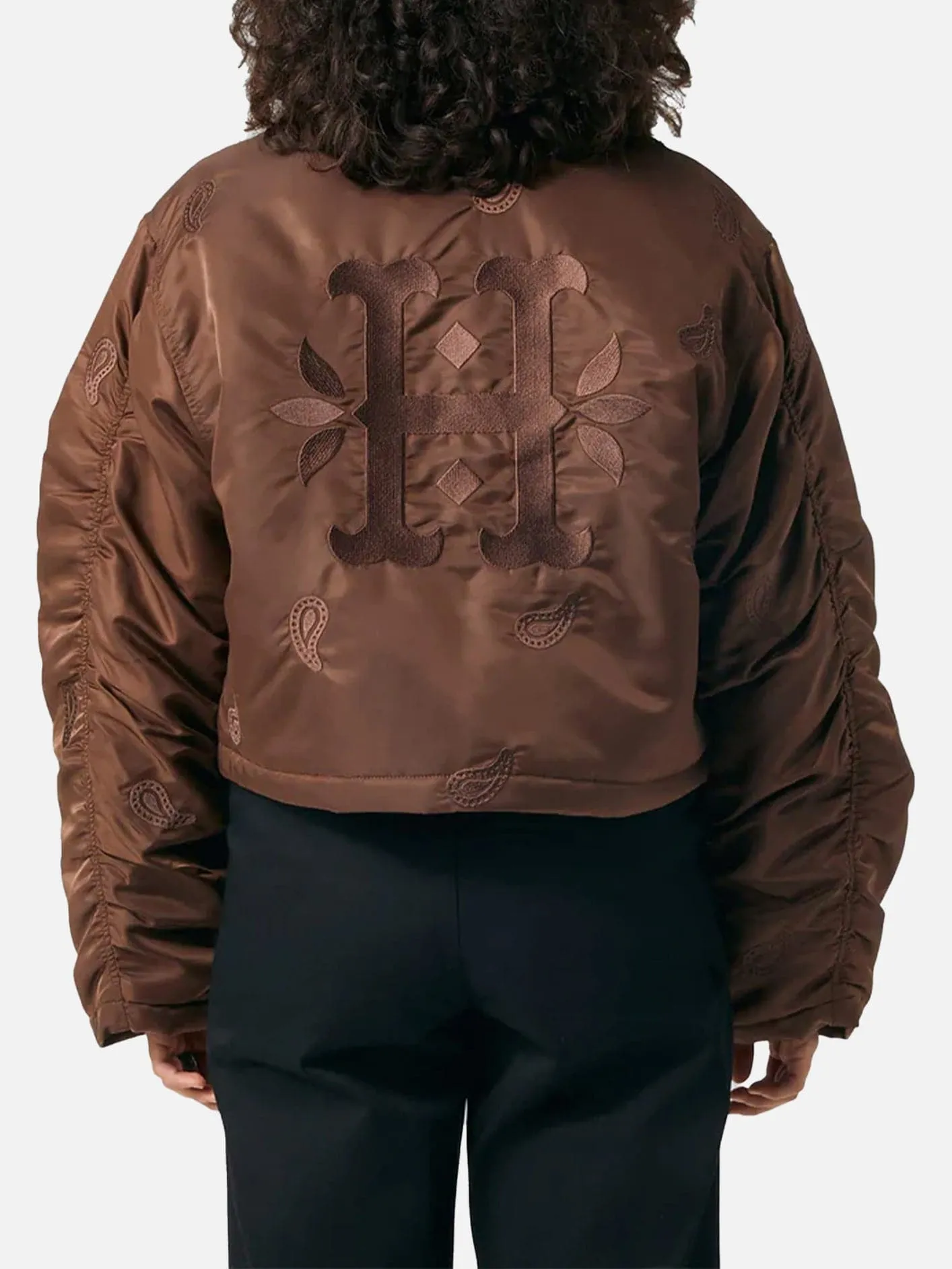 Paisley Satin Bomber