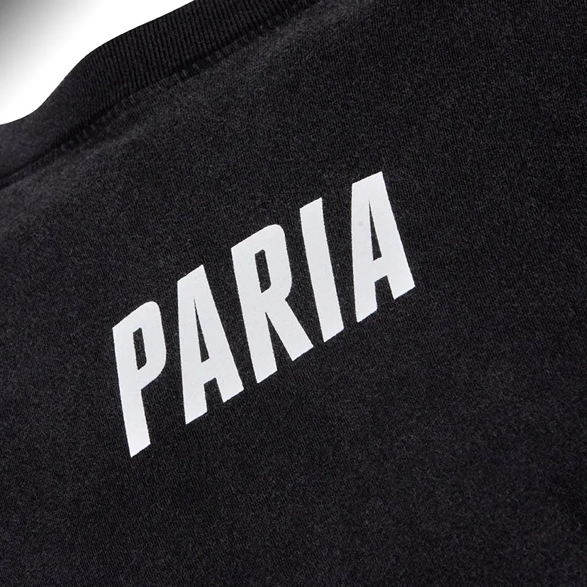 PARIA Raw Tee Stone Washed Black