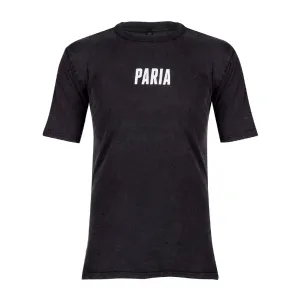 PARIA Raw Tee Stone Washed Black