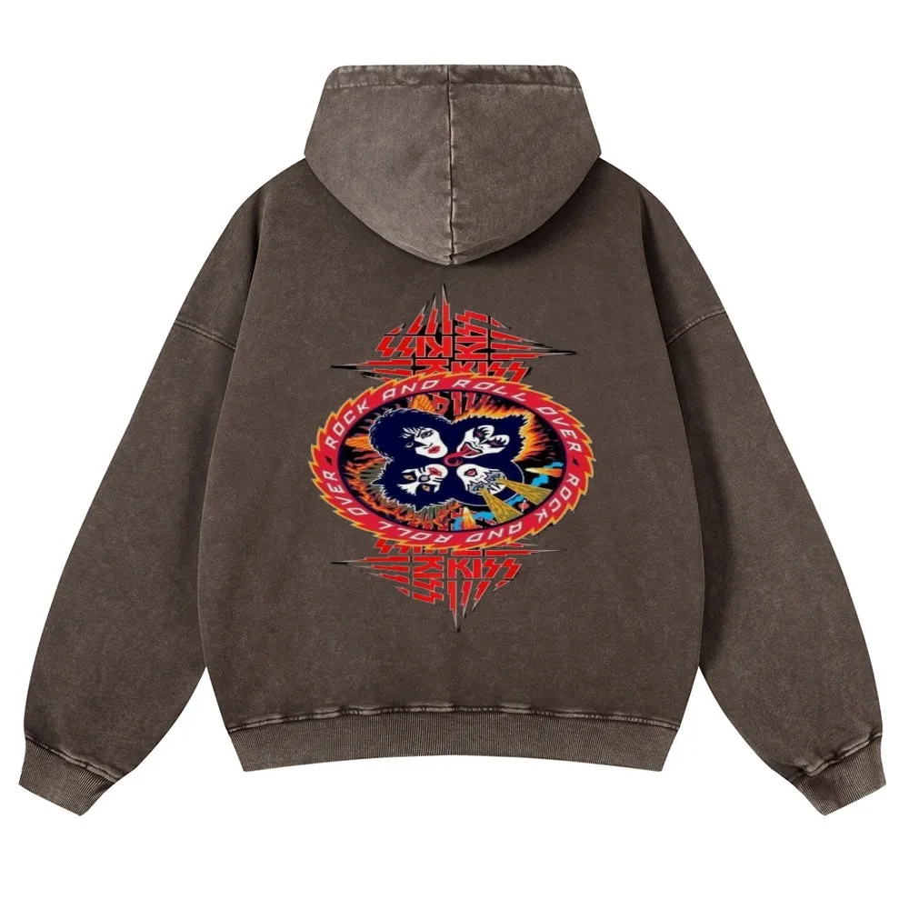 Parihar Men's Rock Band Pullover Hoodies