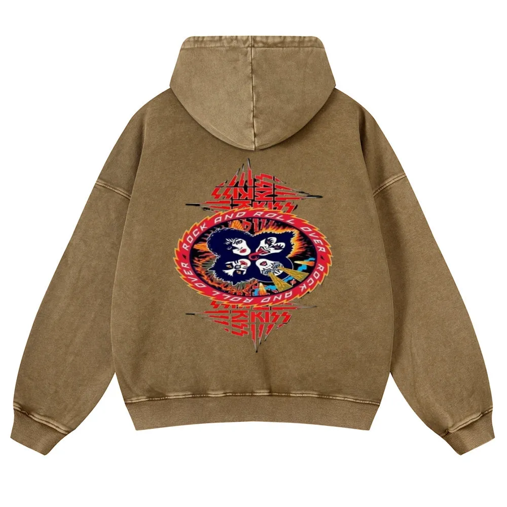 Parihar Men's Rock Band Pullover Hoodies