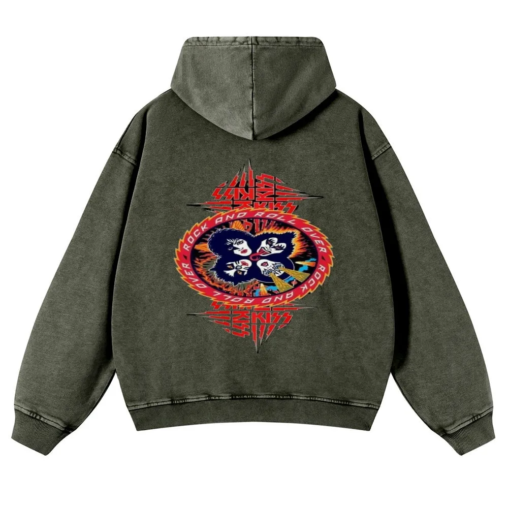 Parihar Men's Rock Band Pullover Hoodies