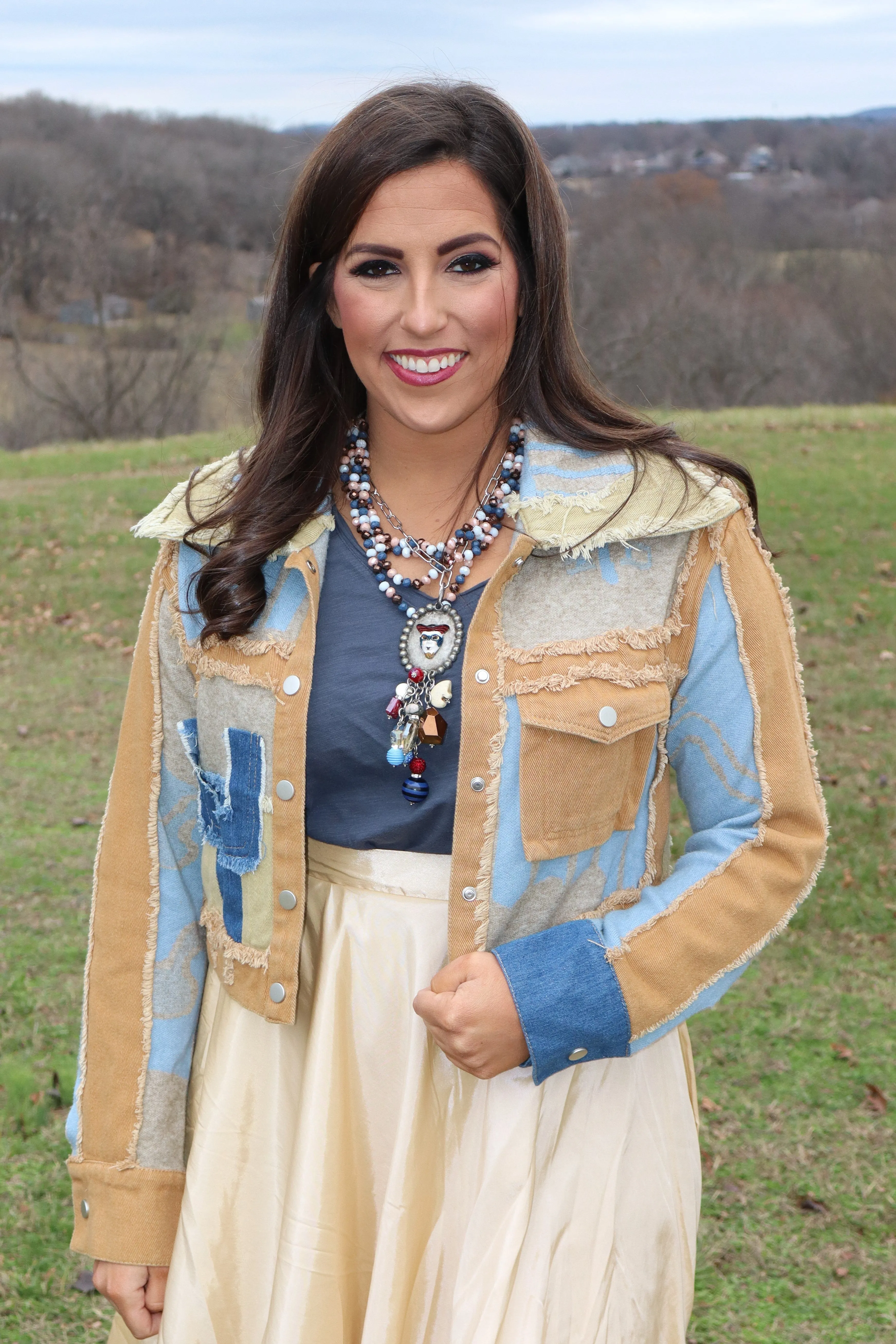 Patchwork Denim Jacket
