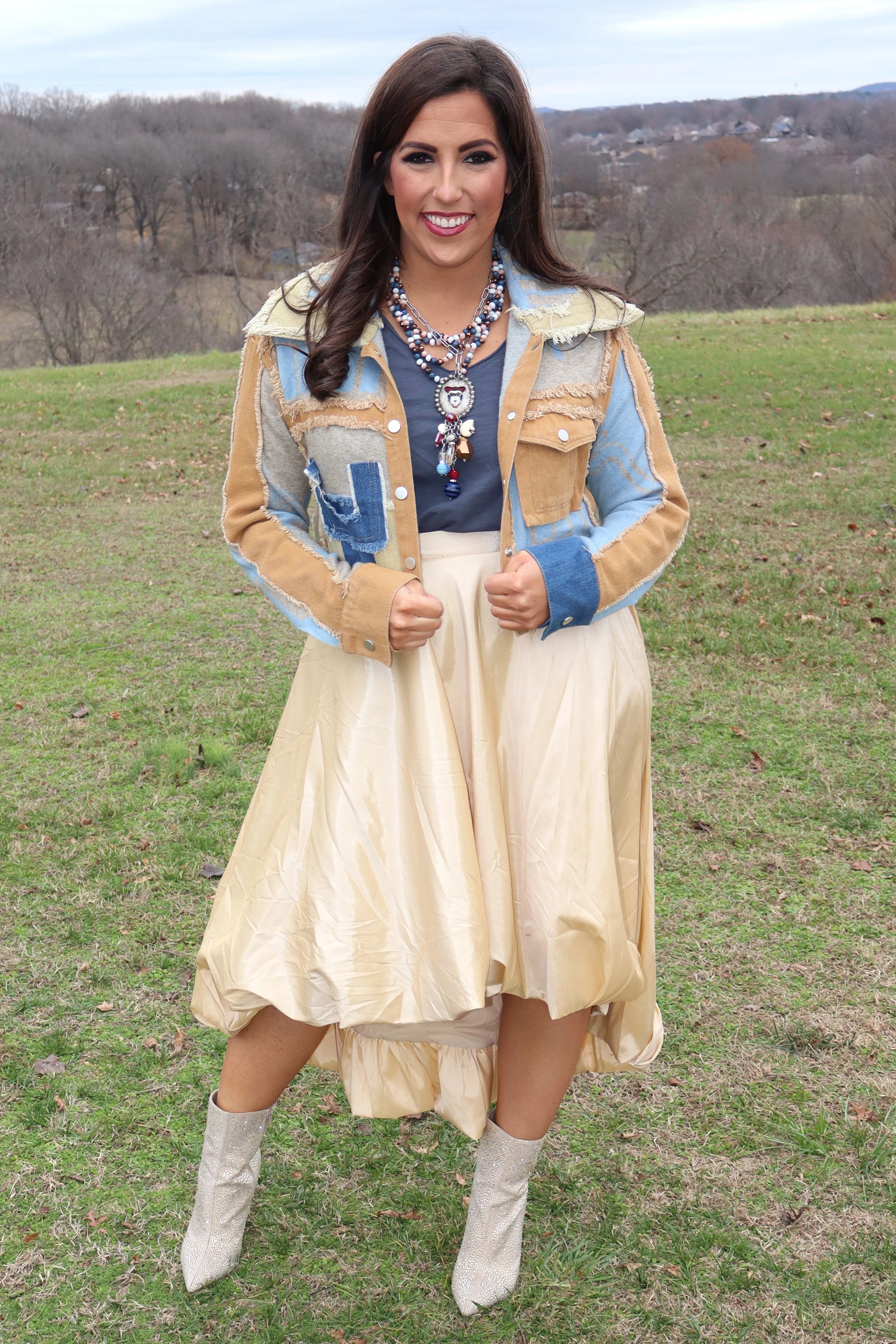 Patchwork Denim Jacket