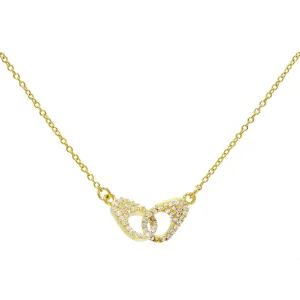 Pavé Handcuff Necklace
