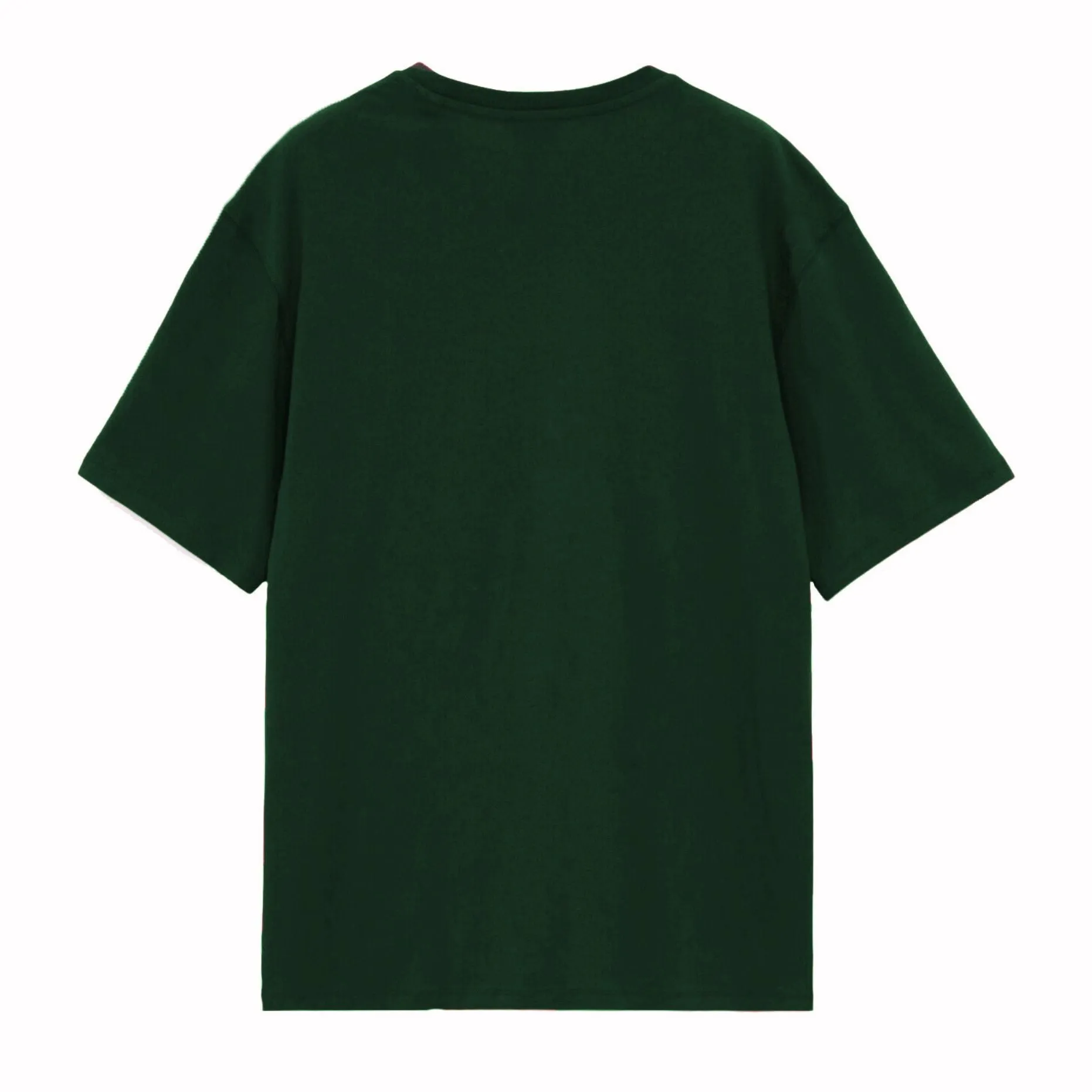 Peach Blossom Women's Printed Over-sized  Tshirt | Cotton Half Sleeve Dark Green Color T-Shirt | Cillout