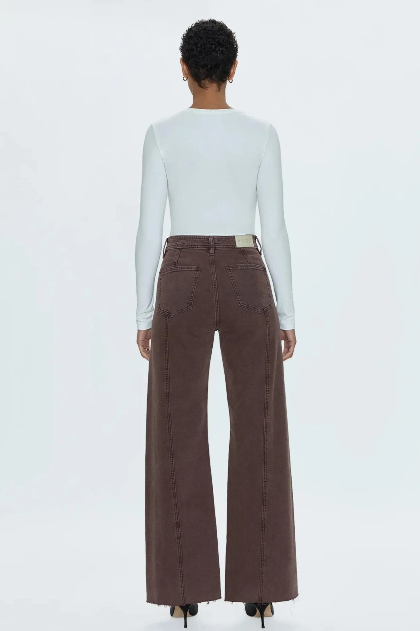 Penny Seamed High Rise Wide Leg