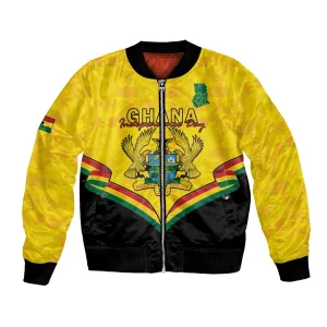 Personalised Afro Ghana Bomber Jacket 68th Anniversary Independence LT15