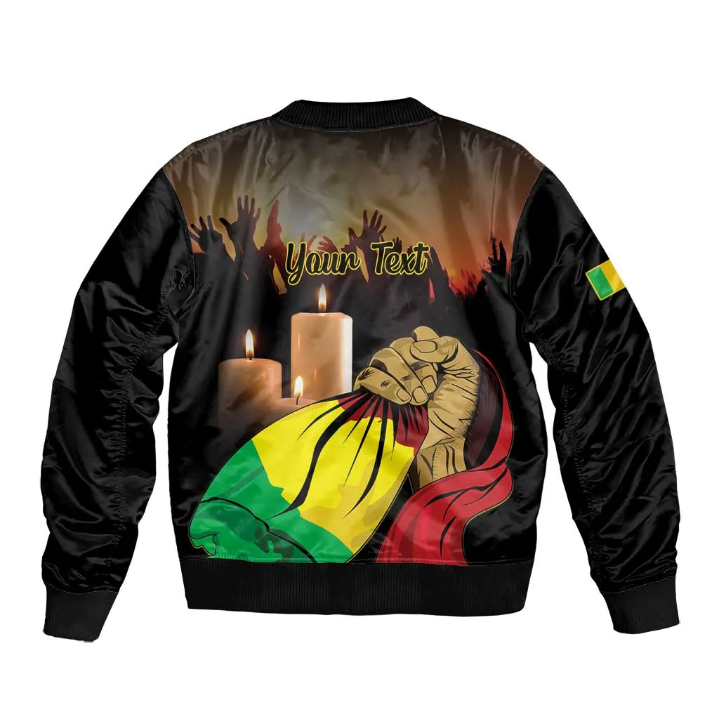 Personalised Proud Mali Martyrs Day In Memory Bomber Jacket LT15
