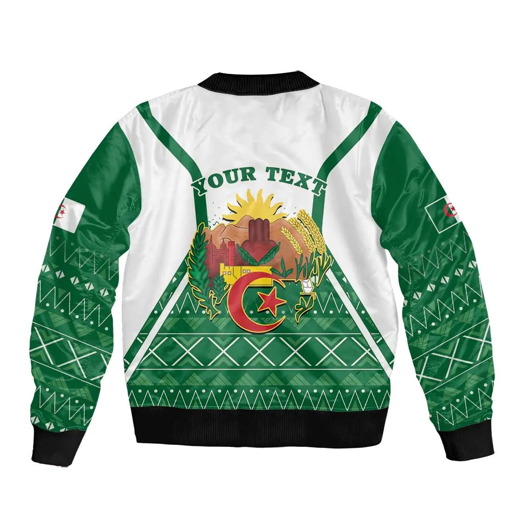 Personalized Afro Algeria Bomber Jacket Coat Of Arms African Pattern LT14