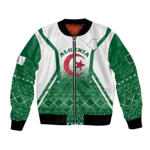 Personalized Afro Algeria Bomber Jacket Coat Of Arms African Pattern LT14
