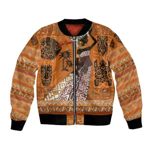 Personalized Beautiful Woman African Bomber Jacket DT02