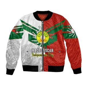 Personalized Madagascar Independence Day Bomber Jacket - 26 June, Baobab Mix African Pattern LT01