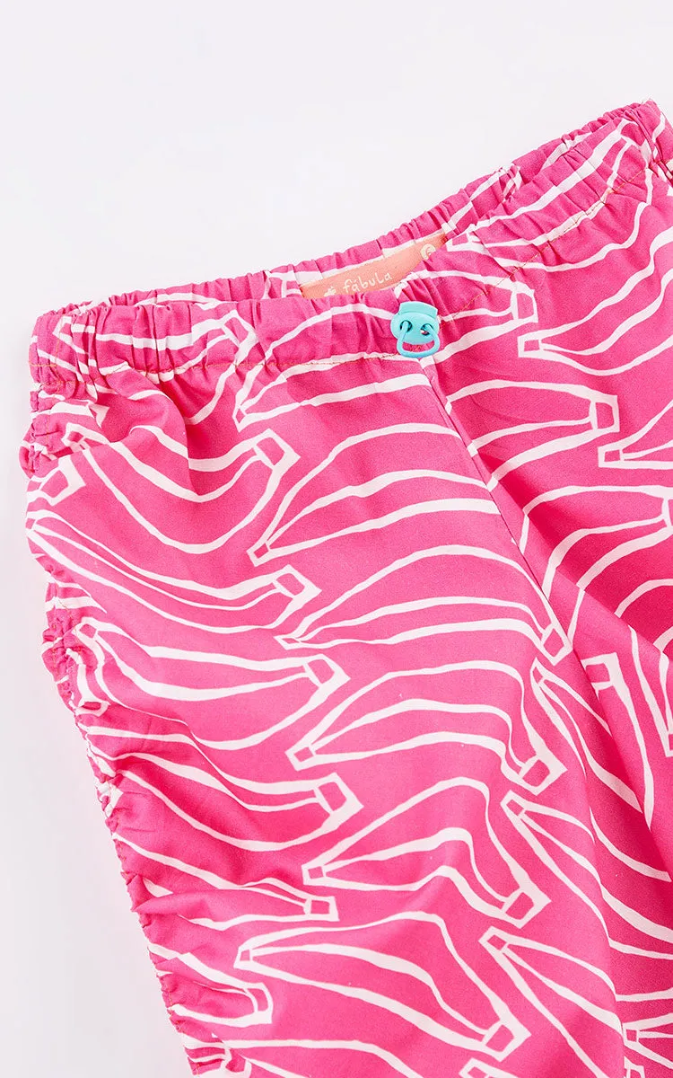 Pink Banana Top & Pants Set