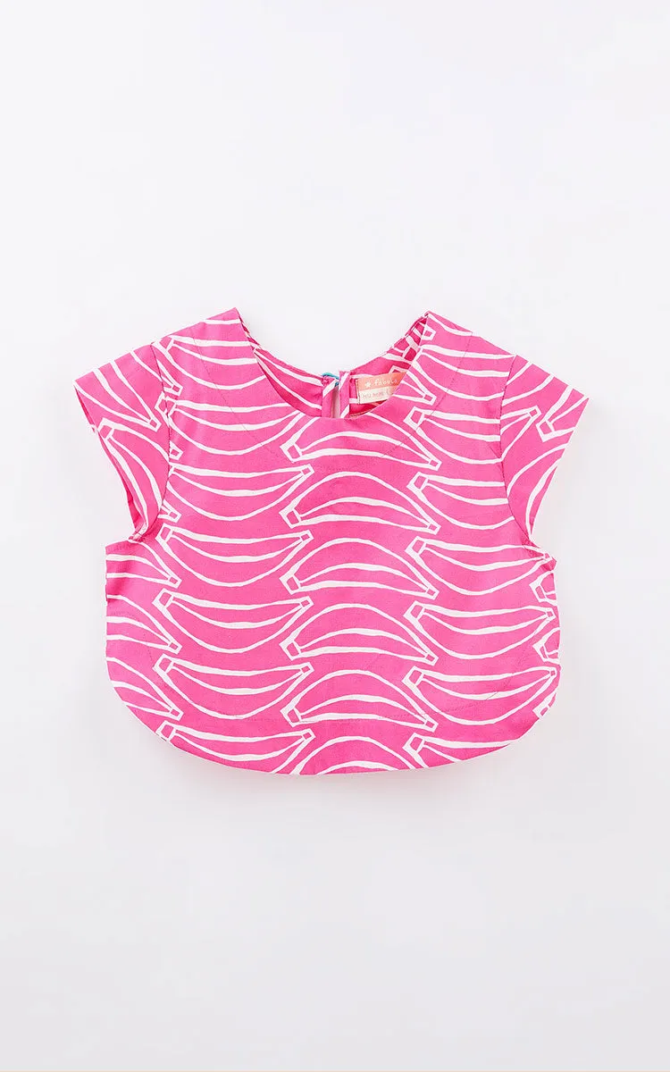 Pink Banana Top & Pants Set