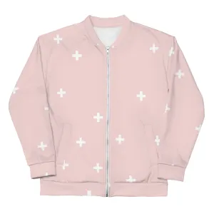 Pink Cross Pattern - Sustainably Made Jacket
