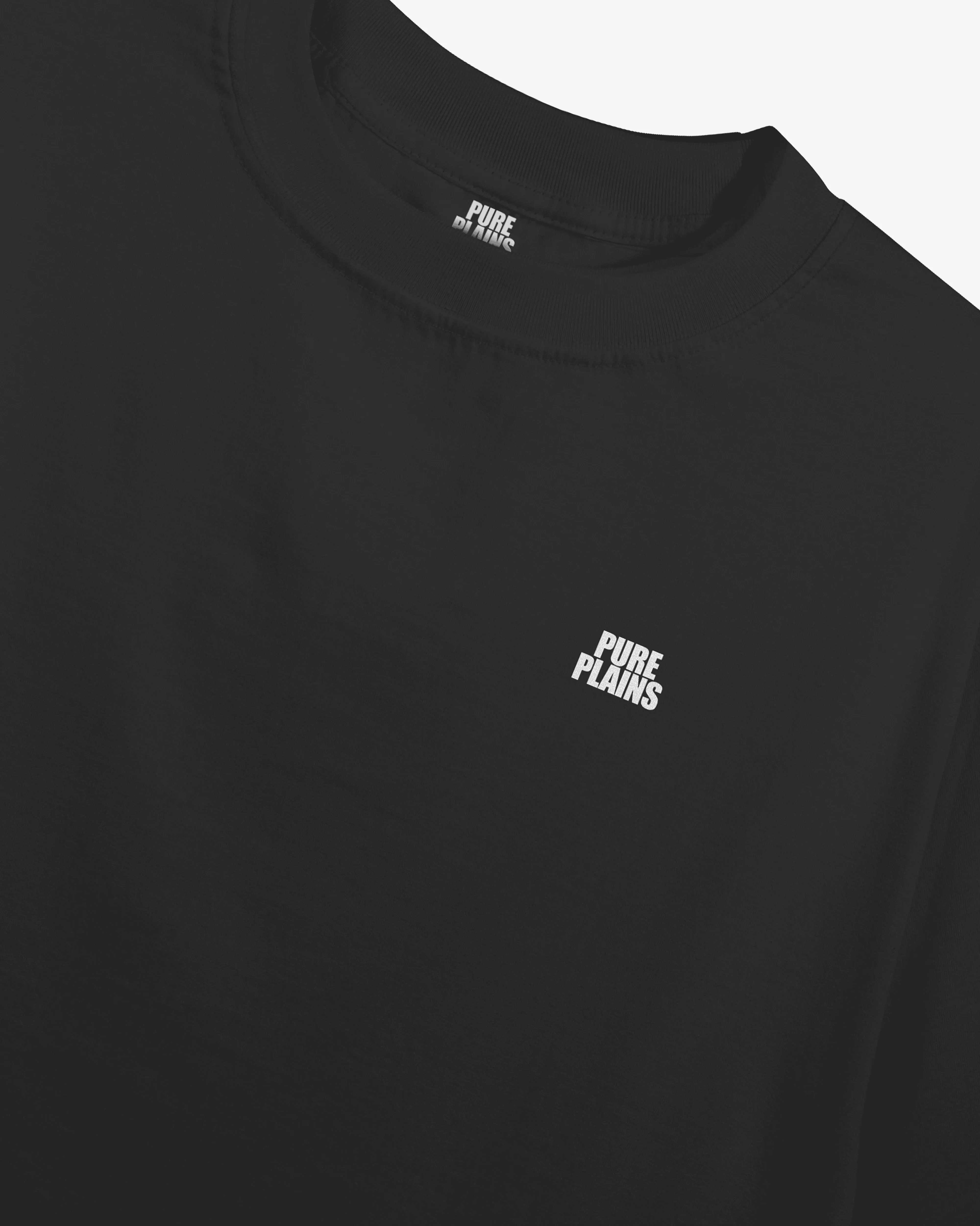 Plain Black Oversized Tshirt