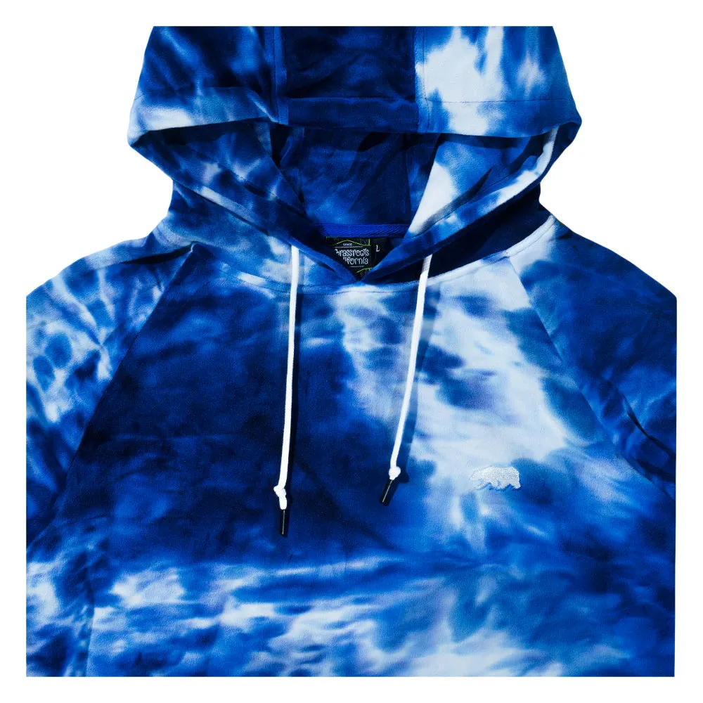 Polar Bear Glacier Velour Mens Pullover Hoodie