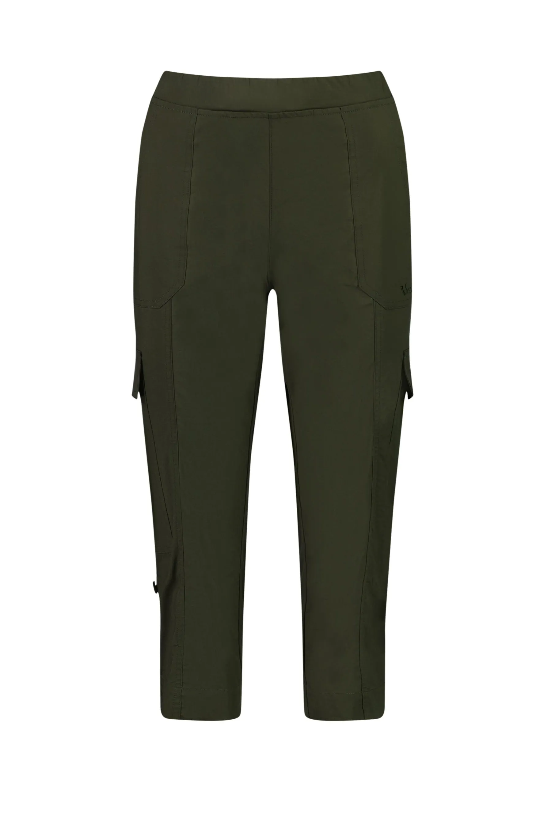 Poplin Pull On Cargo Pant - Khaki
