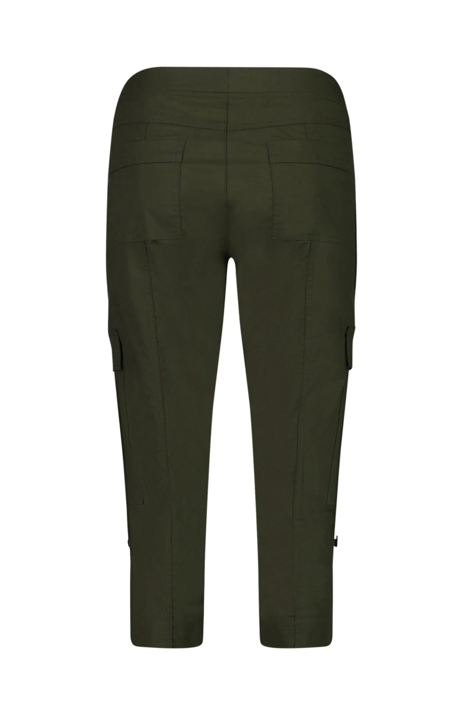 Poplin Pull On Cargo Pant - Khaki