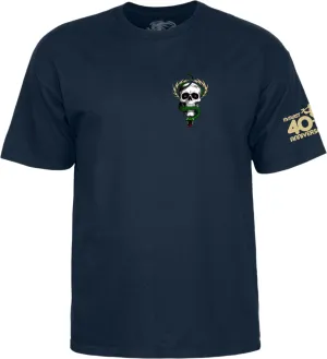 POWELL PERALTA McGill McTwist 40th Anniversary tee - Navy