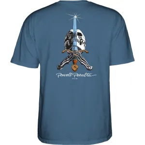 Powell Peralta - Skull & Sword Tee Indigo Blue