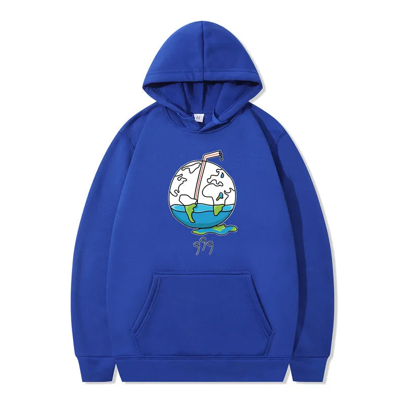 Printed Fashion Pullover Hoodie