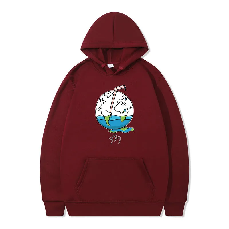 Printed Fashion Pullover Hoodie