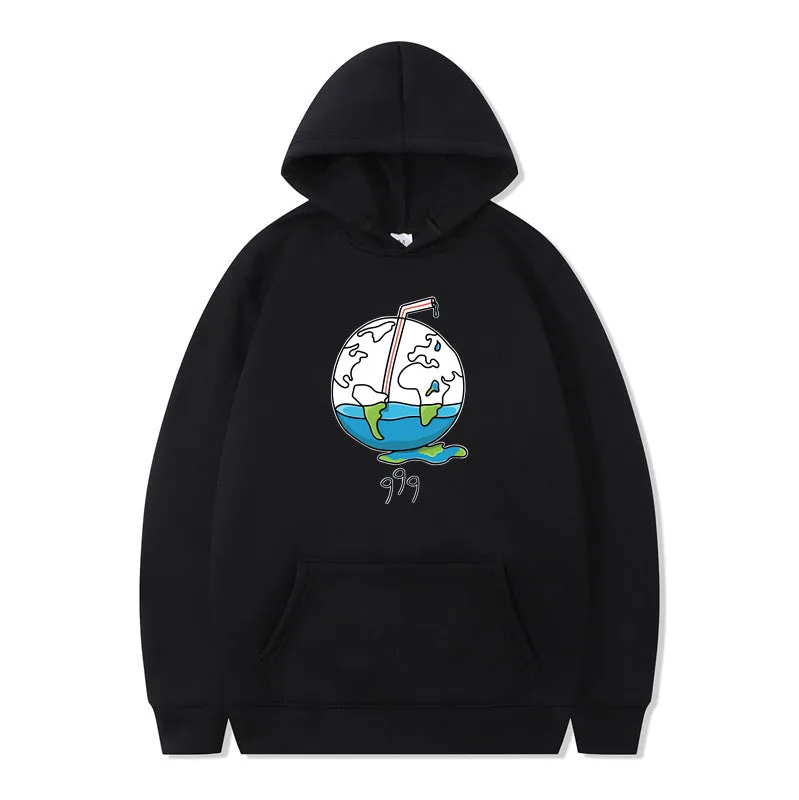 Printed Fashion Pullover Hoodie
