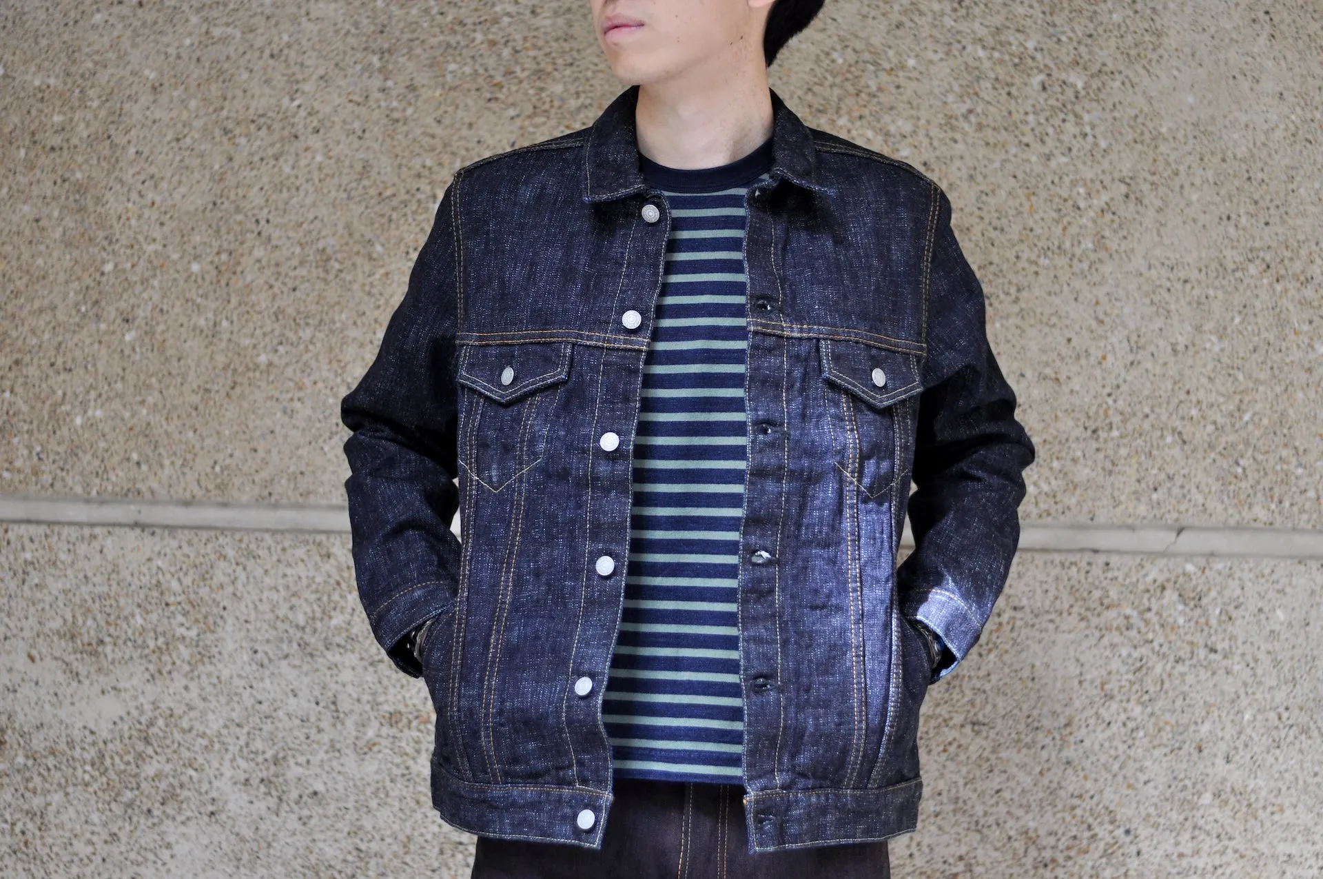 Pure Blue Japan 16.5oz "Extra Slub" Type 3 Denim Jacket