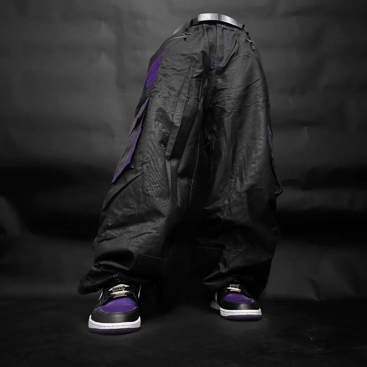 PURPLE ACCENT SNOWPANTS
