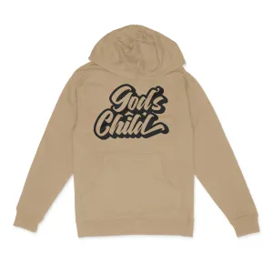 "God's Child Script" Hoodie (Sand)
