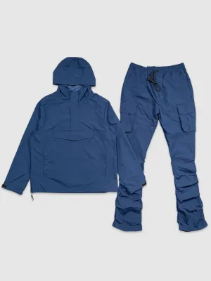 REB-100522SET-Anorak Jacket & Cargo Stack Pants Set