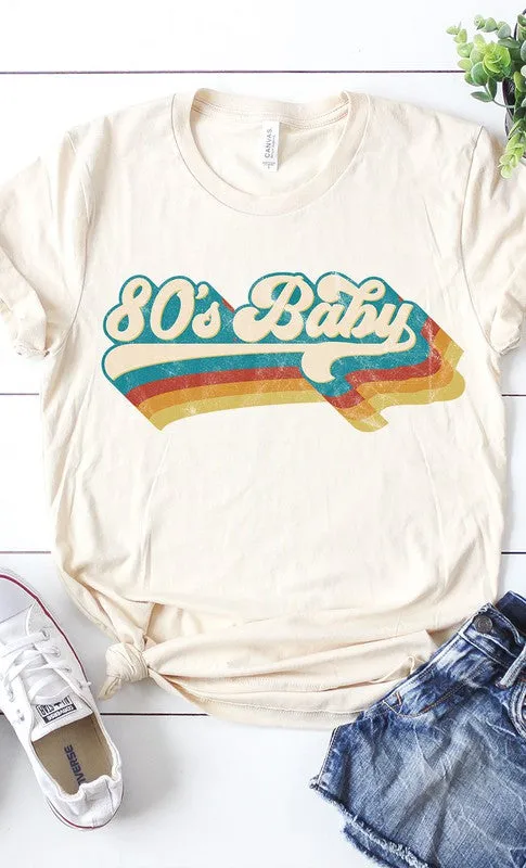 Retro 80's Baby Graphic Tee PLUS