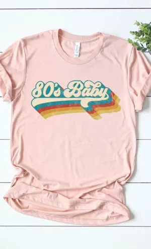 Retro 80's Baby Graphic Tee PLUS