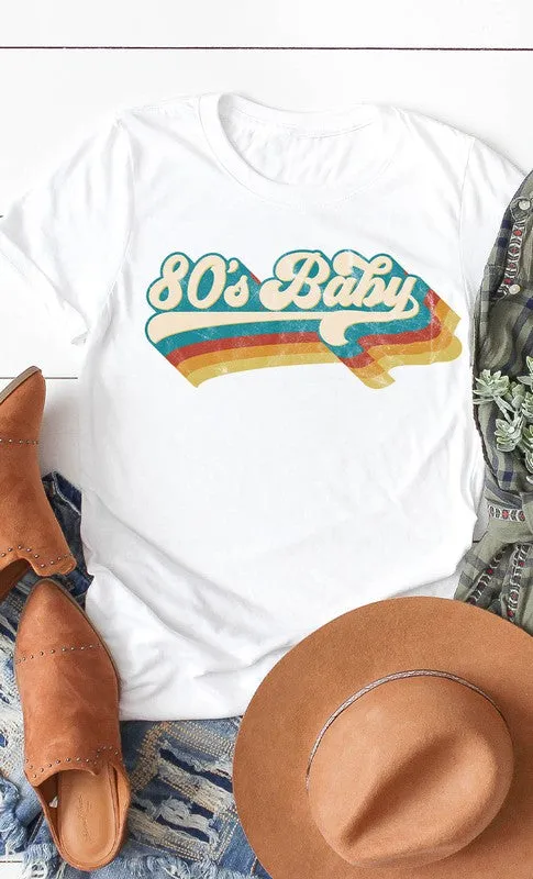 Retro 80's Baby Graphic Tee PLUS