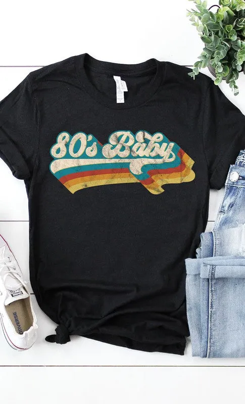 Retro 80's Baby Graphic Tee PLUS