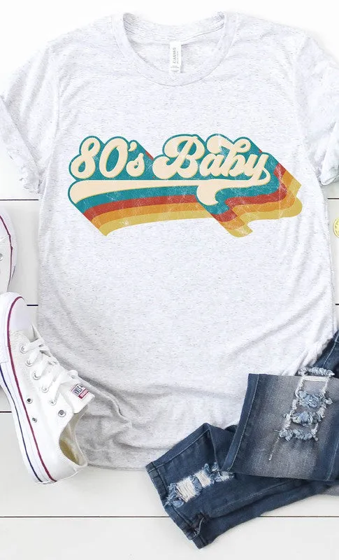 Retro 80's Baby Graphic Tee PLUS