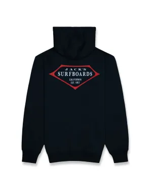 Retro Lam Classic Pullover Hoodie - Black