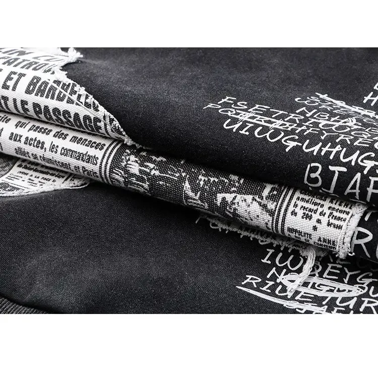 Retro Y2K Newspaper Graphic Hoodie for Eye-Catching Style